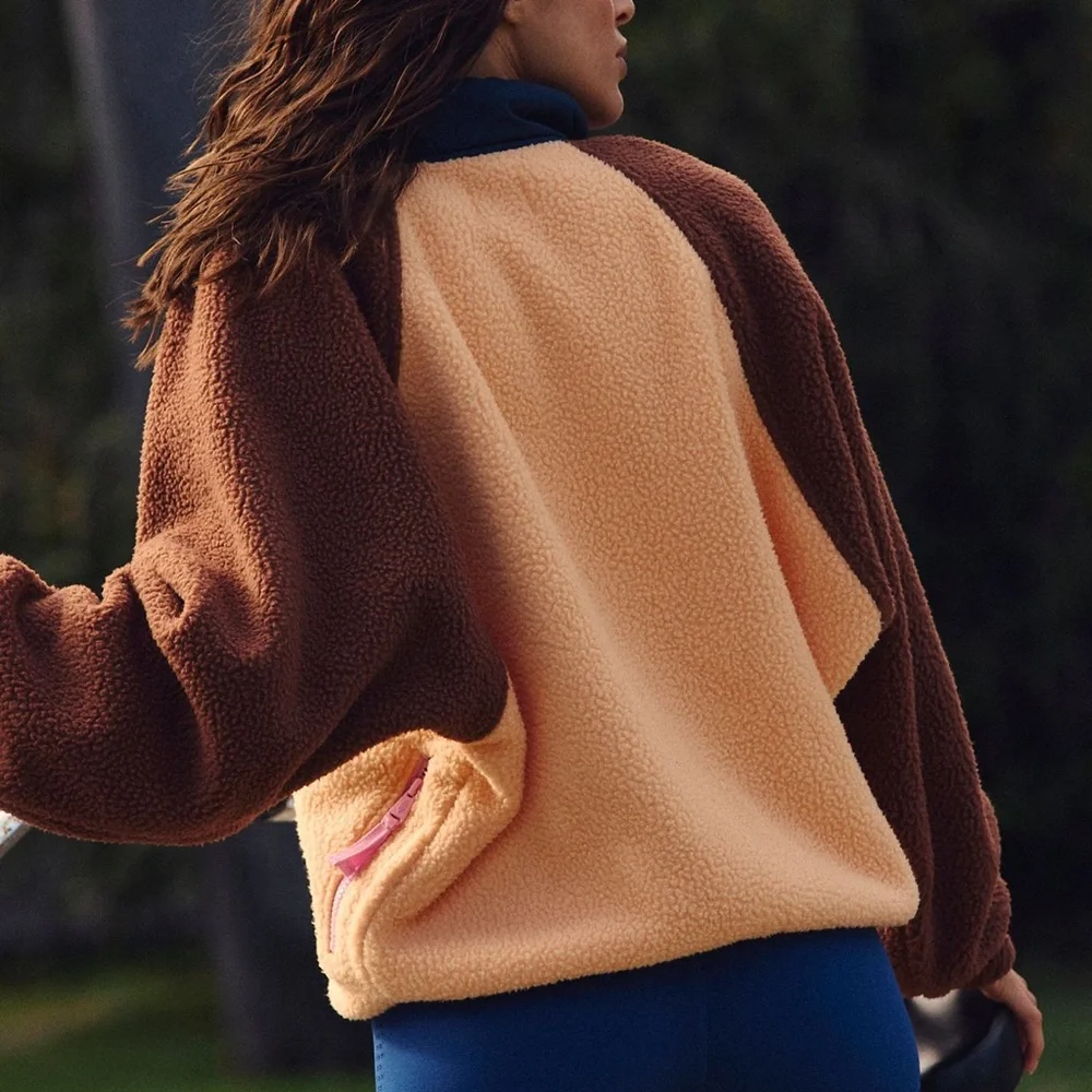 Free people FP movement hit the slopes fleece pullover NWOT - Picture 5 of 8